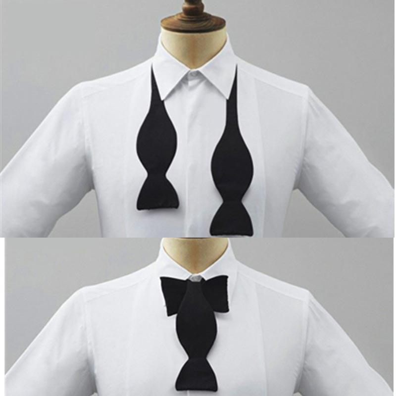 Men Formal Wear With Tie - Formelle, vorgebundene, verstellbare Fliege für Herren,