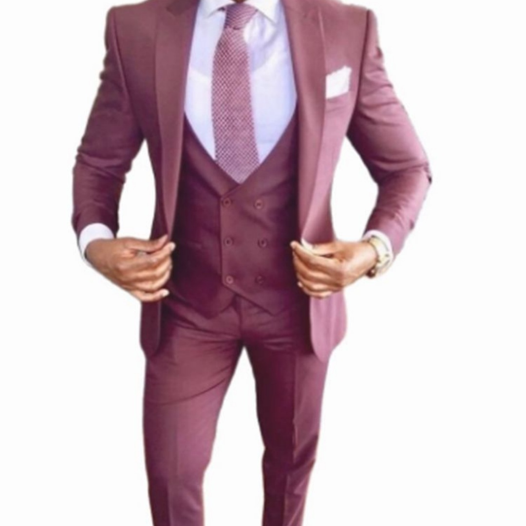 Men'S Formal Wear Not Suit - Herren 3-Teiliger Anzug Eleganter Hochzeitsanzug Slim