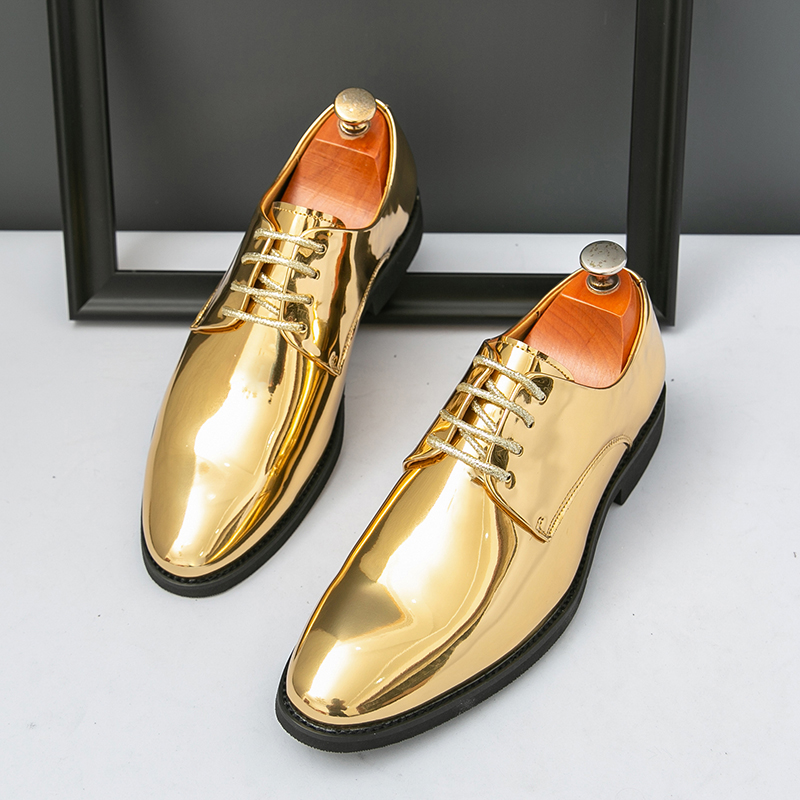 Men Formal Wear With Tie - Modische Herren-Derbyschuhe, Lässige, Bequeme, Atmungsaktive Marken-Lederschuhe,