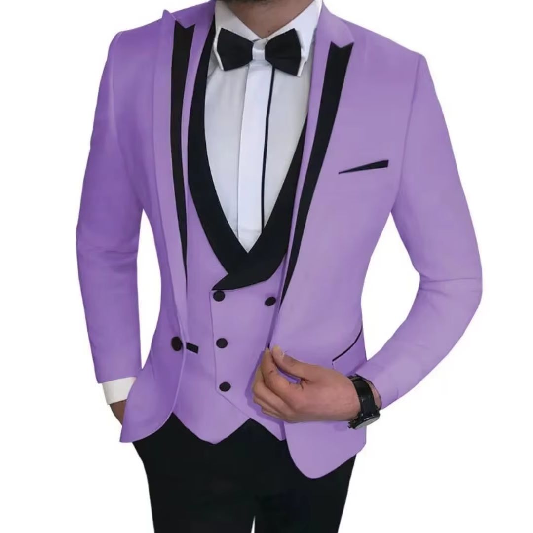 Men'S Formal Wear Not Suit - 3-teiliger Herren-Hochzeitsanzug - Blazer, Weste, Hose,
