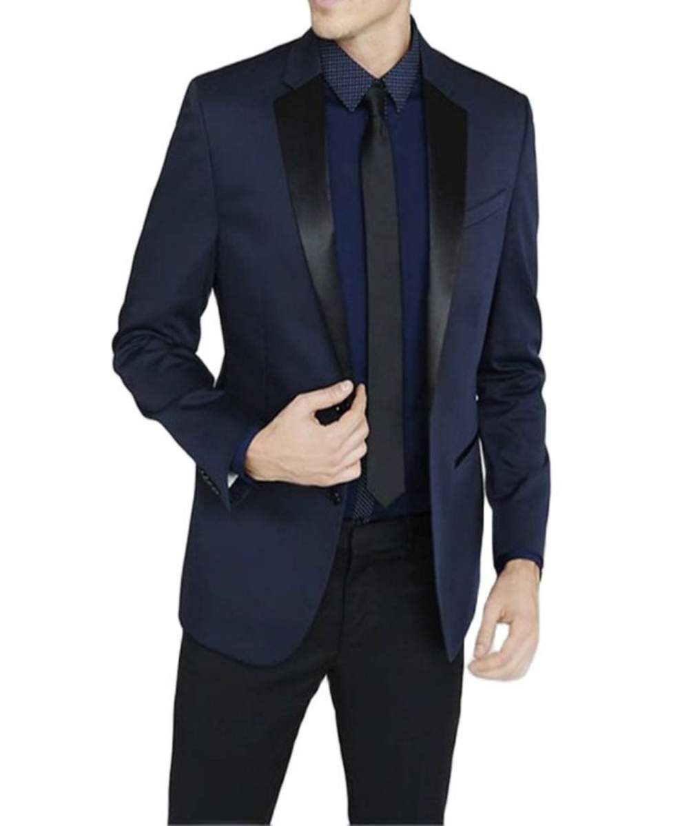 Men Formal Wear With Tie - Neueste Groomsmen Kerbe Schwarz Revers Bräutigam