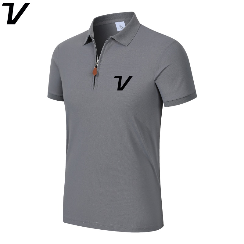 Men'S Polo Formal Wear - Sommer Herren Golf Kurzarm-T-Shirt mit Viertelreißverschluss