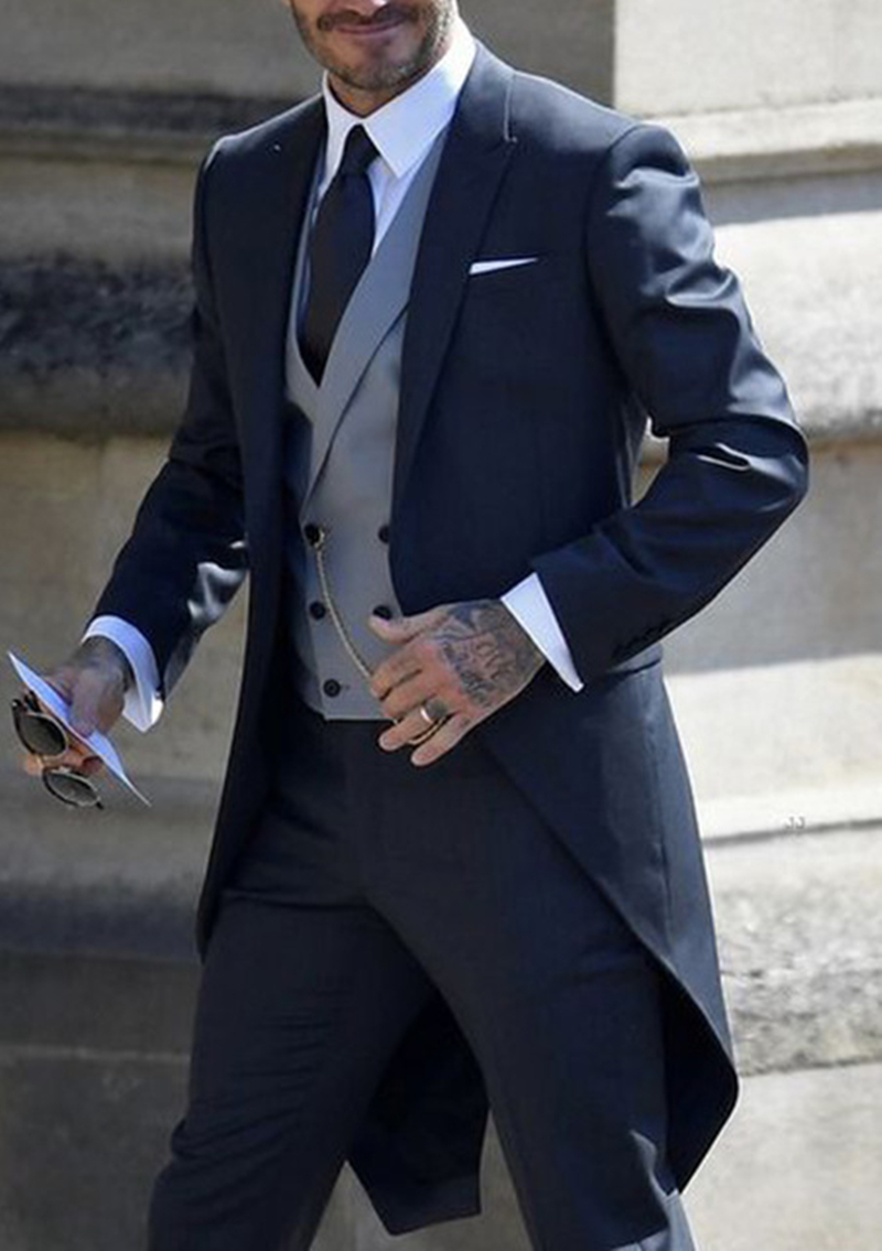 Men'S Formal Wear For A Wedding - Marine Männer Smoking Frack formelle Kleid