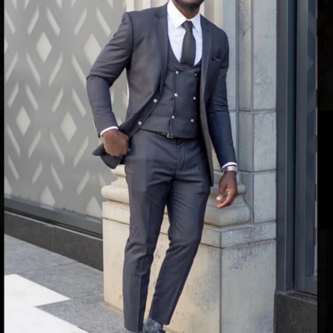 3-teiliger Hochzeitsanzug für  – Men'S Formal Wear Not Suit Bewertung und Preis