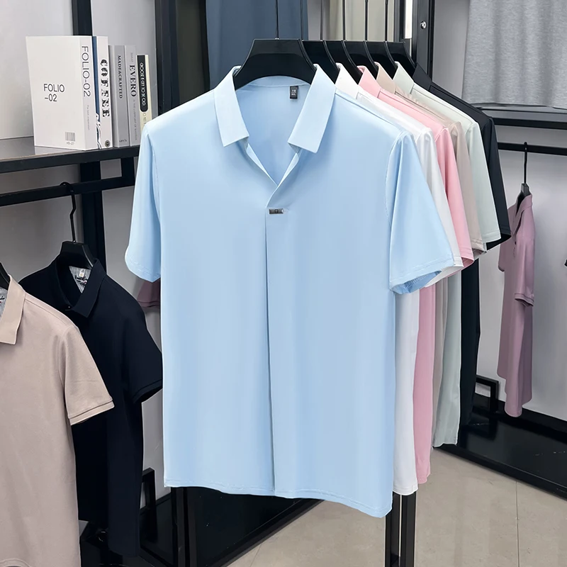 Business-Herrenhemd mit flache – Men'S Polo Formal Wear Bewertung und Preis