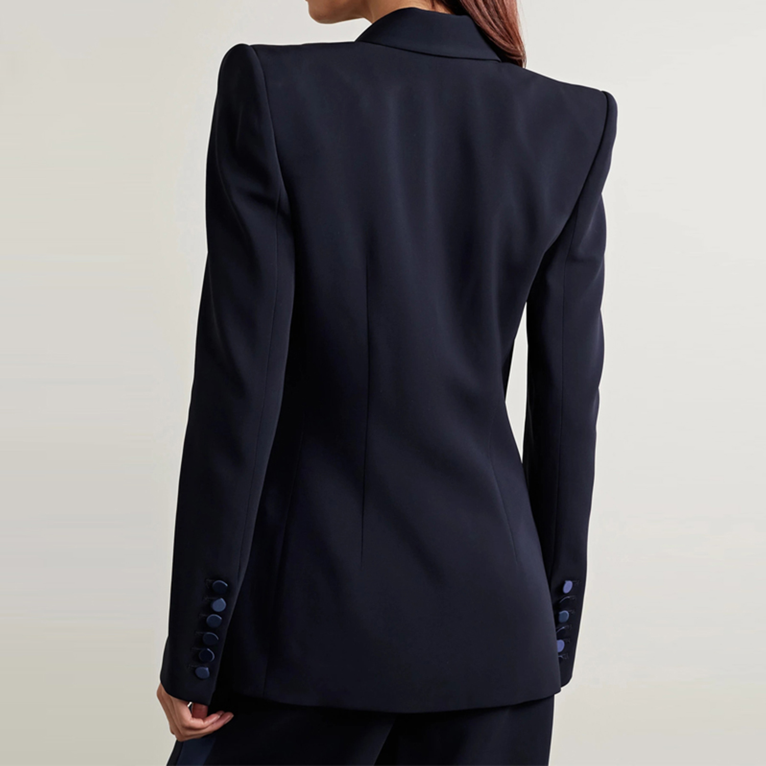 Marineblauer 2-teiliger Damen- – Double Breasted Blazer Bewertung und Preis