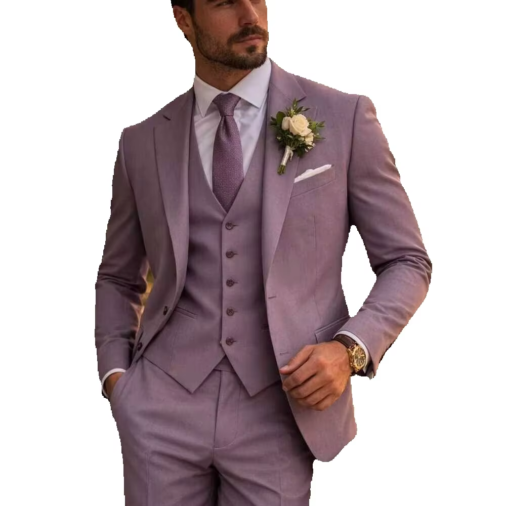 Lavendelfarbener 3-Teiliger He – Formal Wear For Men In Wedding Bewertung und Preis
