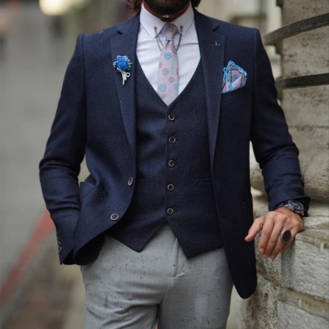 Elegante Herrenanzüge Marinebl – Men'S Formal Wear Not Suit Bewertung und Preis