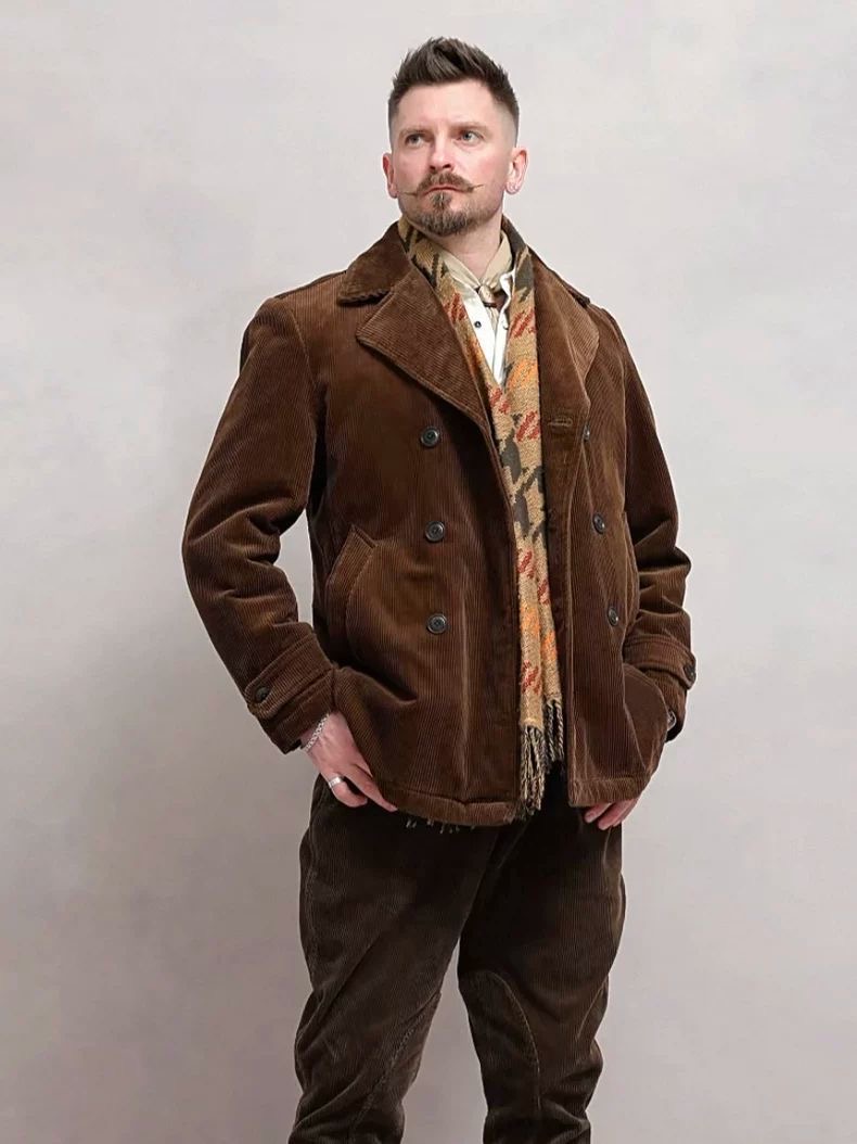 Herren Vintage Cord-Doppelreih – Double Breasted Blazer Bewertung und Preis