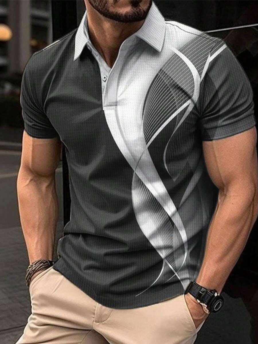 Herren Freizeit-Kurzarm-Waffel – Men'S Polo Formal Wear Bewertung und Preis