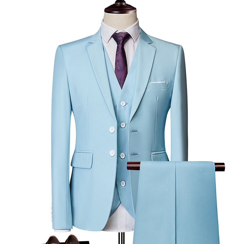Koreanischer Stil Slim Fit Her – Men Formal Wear Wedding Guest Bewertung und Preis