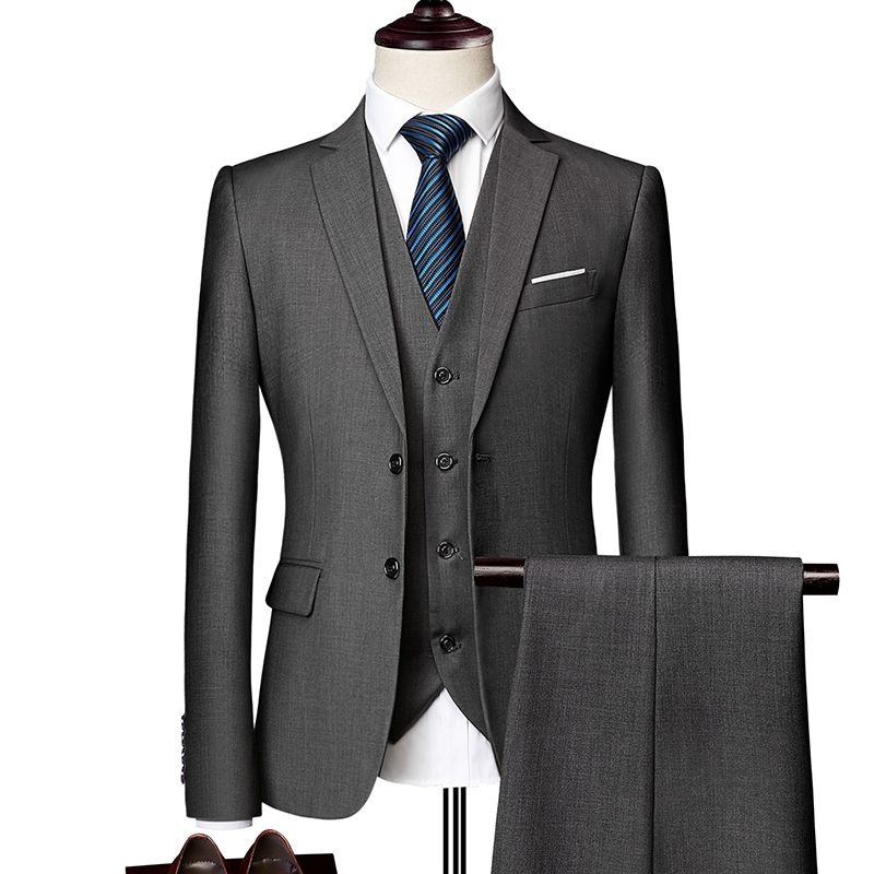 Koreanischer Stil Slim Fit Her – Men Formal Wear Wedding Guest Bewertung und Preis