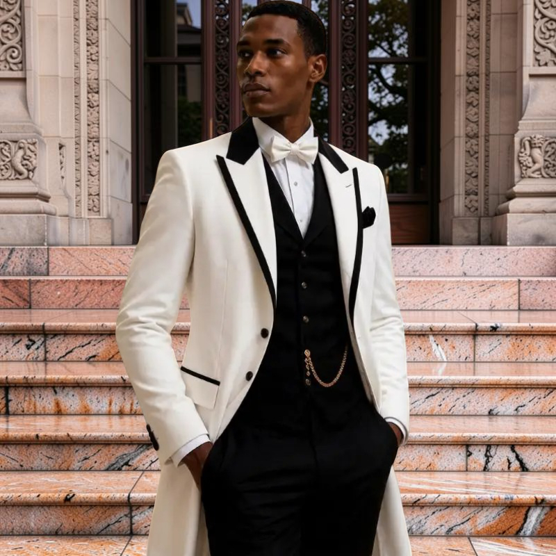 3-teilige Hochzeitsanzüge für  – Formal Wear For Men In Wedding Bewertung und Preis