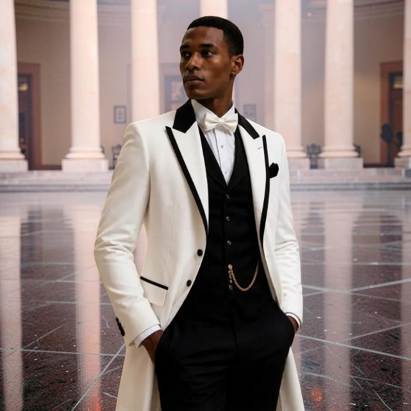 3-teilige Hochzeitsanzüge für  – Formal Wear For Men In Wedding Bewertung und Preis