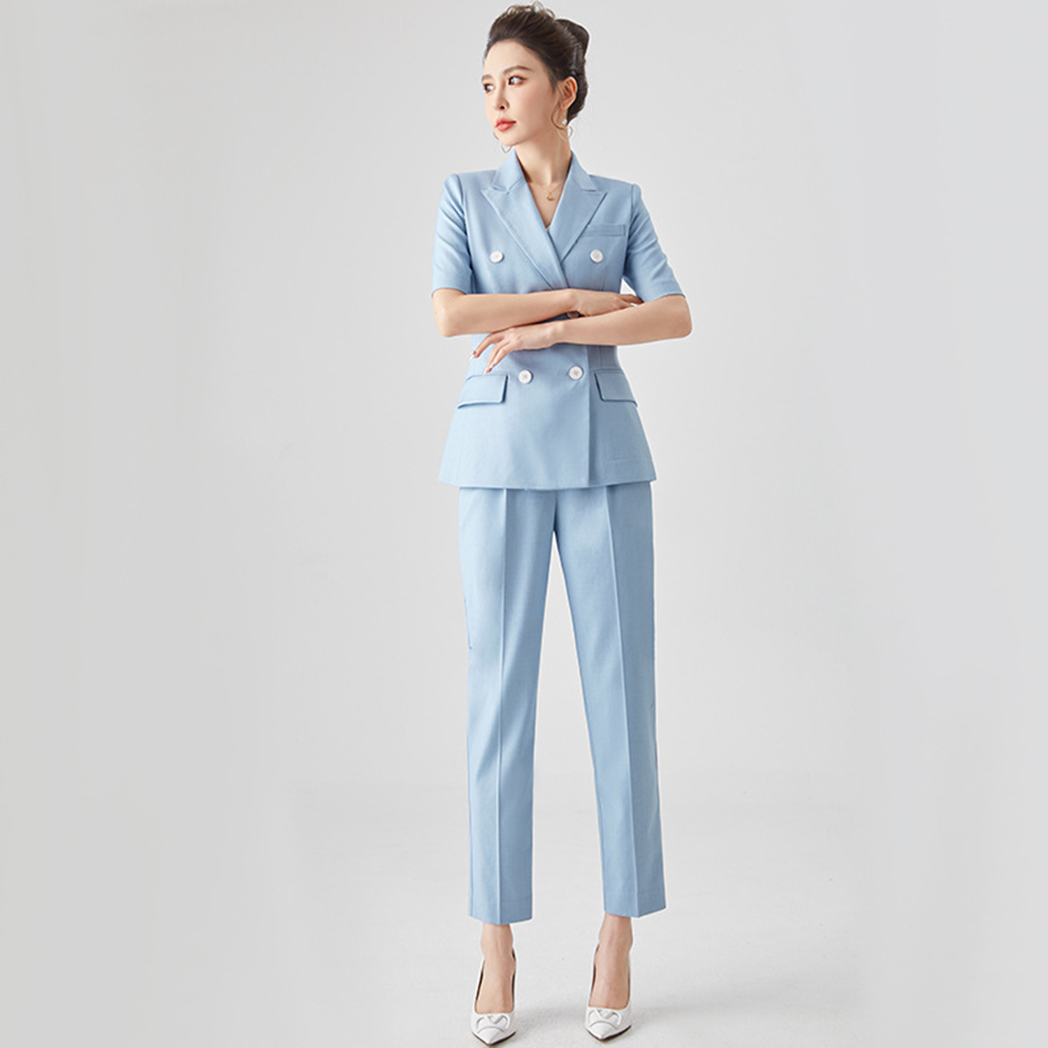 Allingentle Damenanzug Slim Fi – Double Breasted Blazer Bewertung und Preis