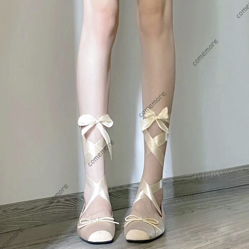 Damen-Ballerinas mit Satinband – Satin Bow Tie Bewertung und Preis