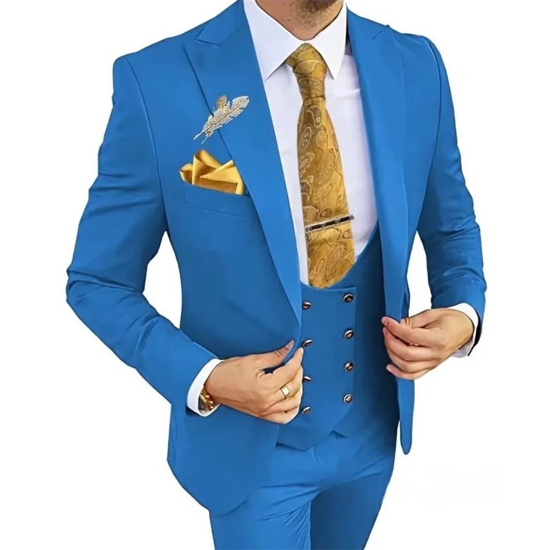 3-teiliger Slim-Fit Herrenanzu – Men'S Formal Wear Not Suit Bewertung und Preis