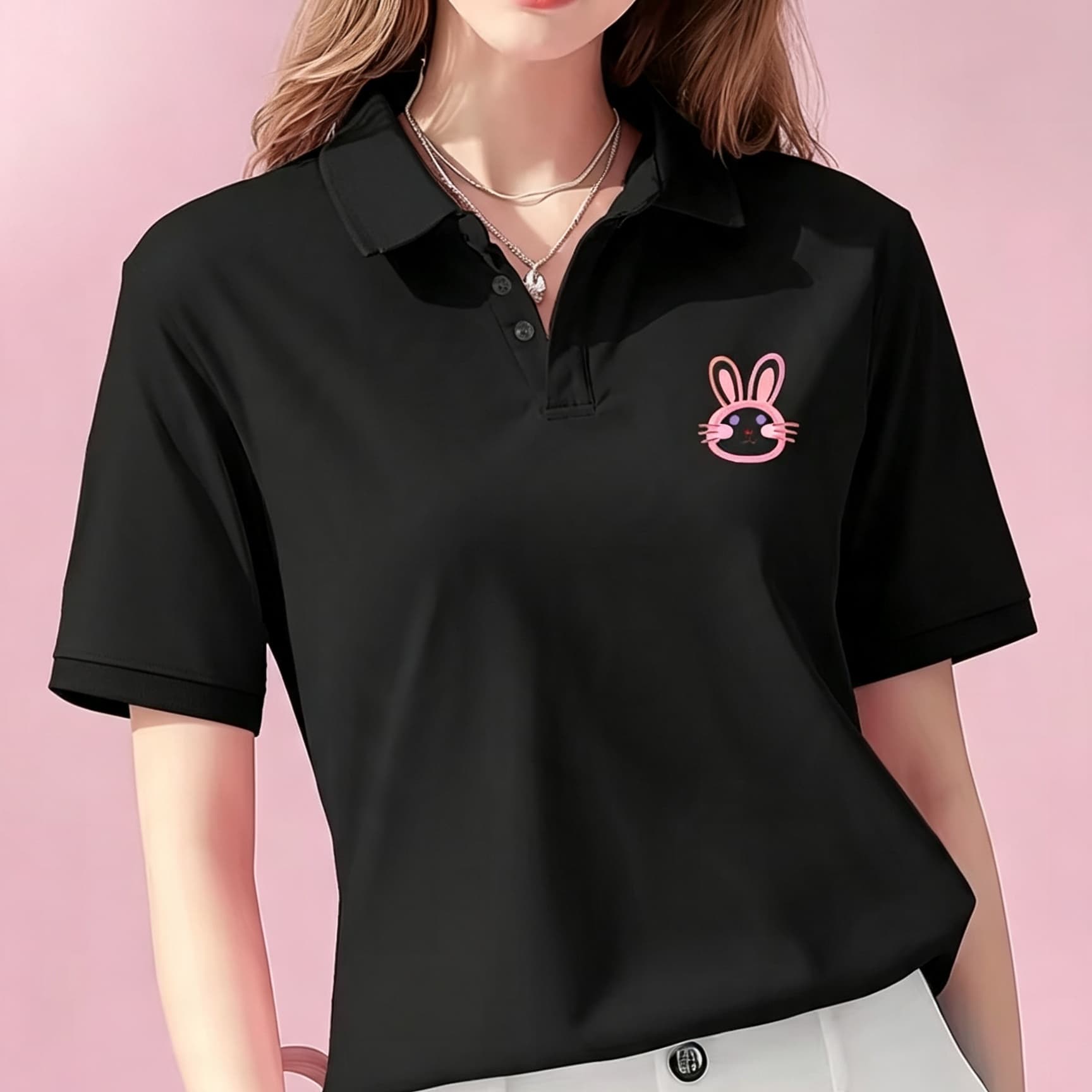 Unisex Schwarzes Poloshirt mit – Men'S Polo Formal Wear Bewertung und Preis