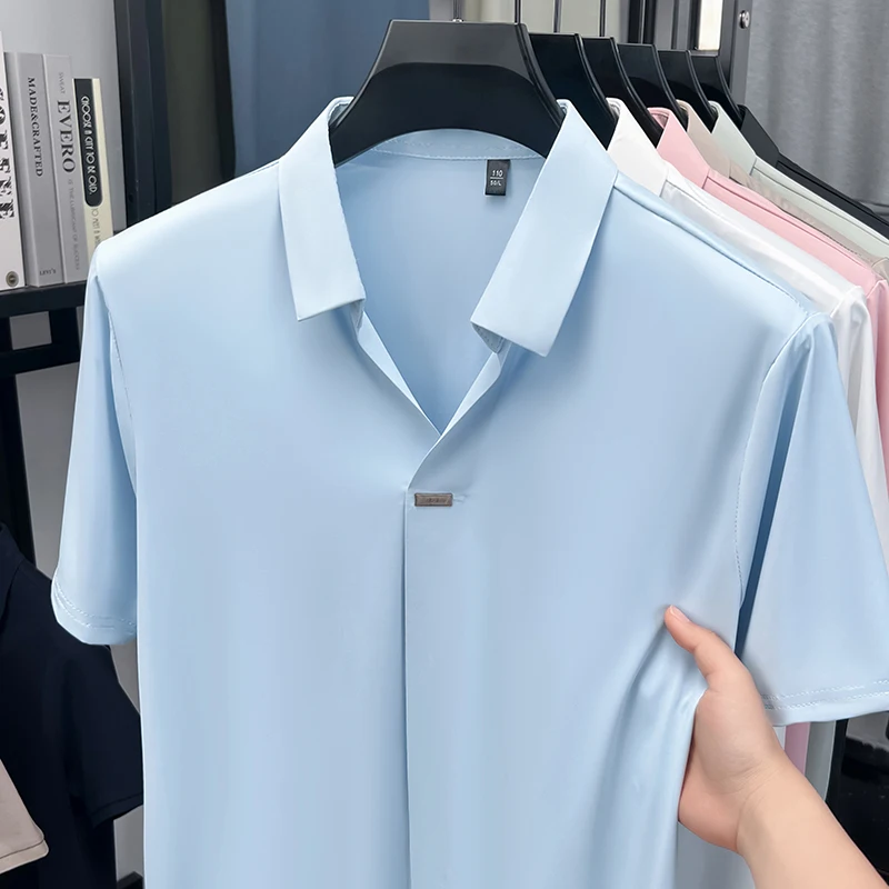 Bürohemd für Herren mit kurzen – Men'S Polo Formal Wear Bewertung und Preis