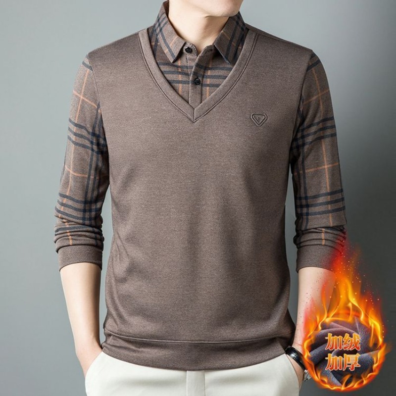 Männer gefälschte zweiteilige  – Men'S Polo Formal Wear Bewertung und Preis