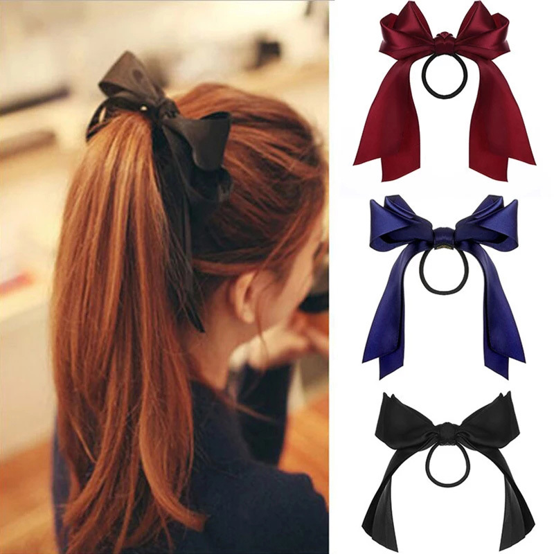Doppellagiges Schleifen-Satin- – Satin Bow Tie Bewertung und Preis